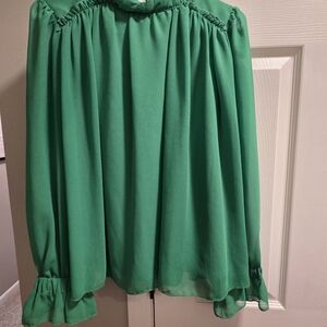 Elegant Green Women's Top